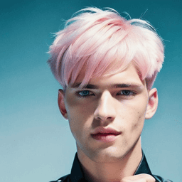 Bowl Cut Light Pink Hairstyle profile picture for men